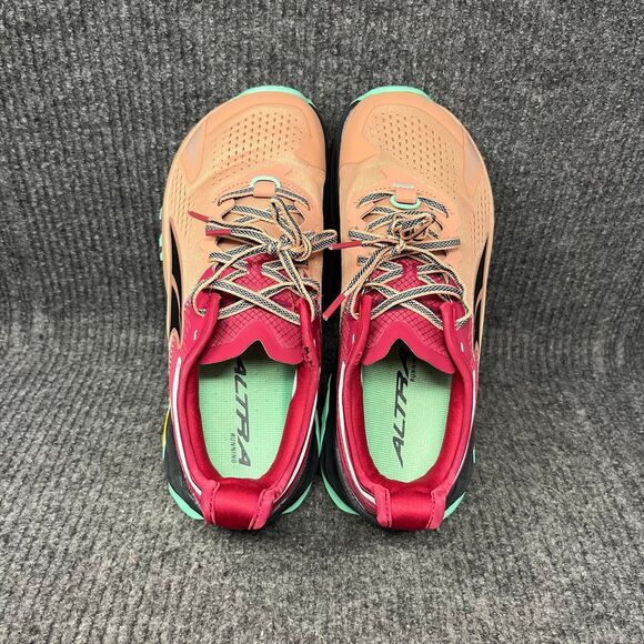 Altra Olympus 5 Trail Running Shoes Vibram Megagrip Beige Red Women’s 9 - Picture 7 of 9